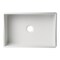 Alfi Brand 30" Decorative Lip Apron Sgl Bowl Fireclay Farmhouse Kitchen Sink, WHT AB511-W - alternate 6